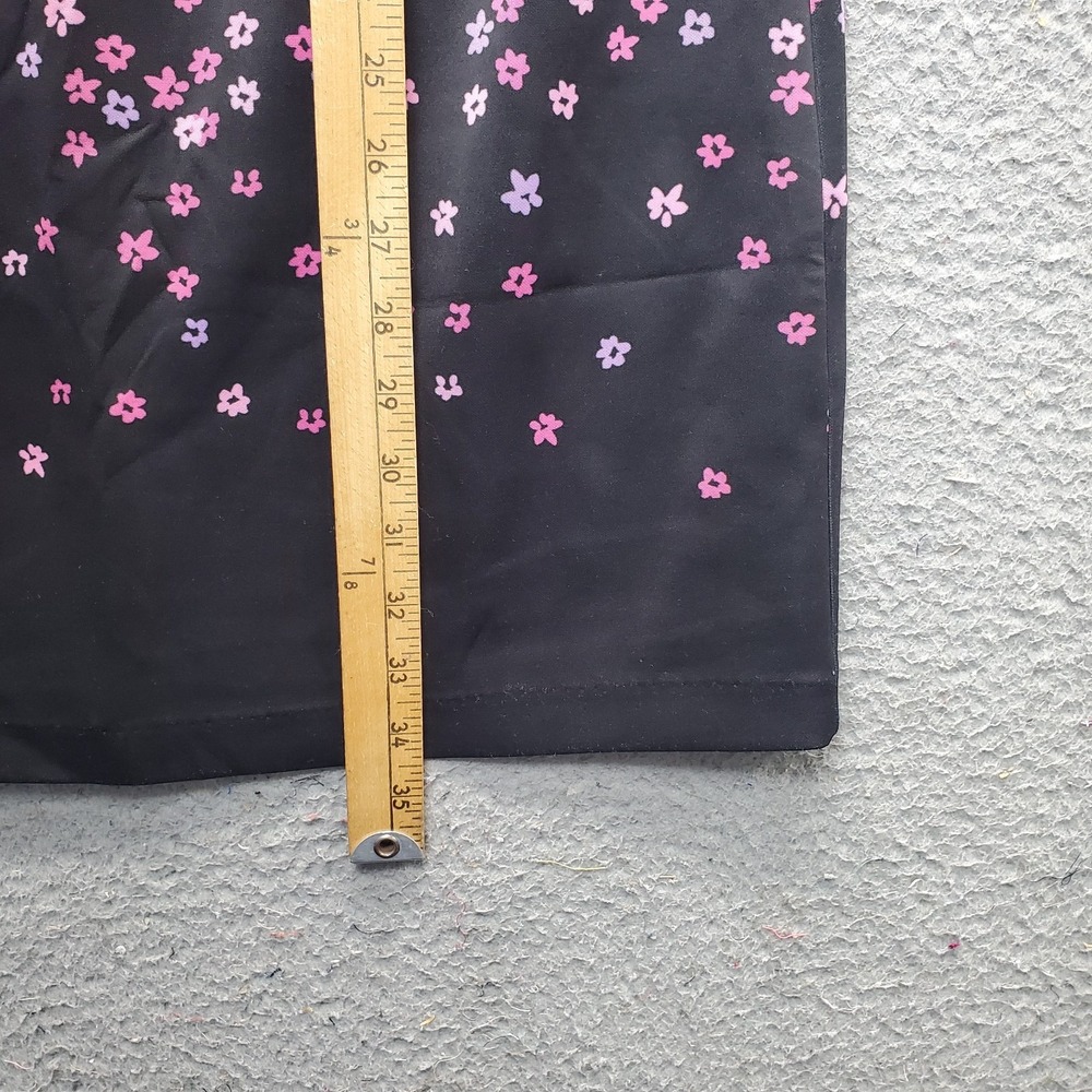 CeCe Shift Dress Womens S Multi Micro Floral Ombre Round Neck Stretch Back Zip - Picture 4 of 10